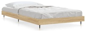 vidaXL Πλαίσιο Κρεβατιού Χωρ. Στρώμα Sonoma Δρυς 100x200εκ Επ. Ξύλο