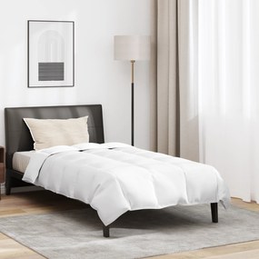 vidaXL Πάπλωμα Άλλο με μαξιλάρι 2 pcs Λευκό 140 x 200 cm Πούπουλο