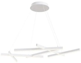 Κρεμαστό Φωτιστικό Οροφής Line MOD016PL-L75 LED 75W Maytoni MOD016PL-L75W Λευκό