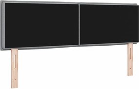 vidaXL Κεφαλάρι Ανοιχτό γκρι 160 cm ύφασμα