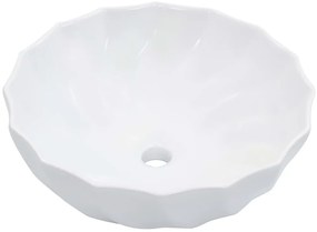 vidaXL Νιπτήρας Λευκός 46 x 17 εκ. Κεραμικός