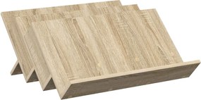 vidaXL Ράφι Περιοδικών με ράφι Δρύς Sonoma 65 x 53 x 28,5 εκ