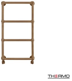 Θερμαινόμενη Πετσετοκρεμάστρα μπάνιου Inox ADELPHI 88x49 Antique Brass ADE8849-221