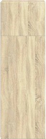 vidaXL Ντουλάπι Sonoma Δρυς 40x41x124 εκ. από Επεξεργασμένο Ξύλο