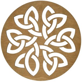 Σουπλά Lugh (Σετ 4Τμχ) 790PYN1117 36x36cm Honey Hermia Wood