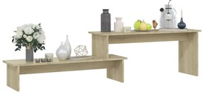 vidaXL Έπιπλο Τηλεόρασης Sonoma Δρυς 180 x 30 x 43 εκ. από Επεξ. Ξύλο