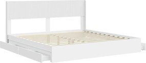 vidaXL Καλάθι με αποθήκη και κεφαλάρι Λευκό 180 x 200 cm