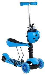 Πατίνι Scooter Παιδικό JollyWheelz 3 σε 1 Με Καλαθάκι Μπλε S-22016