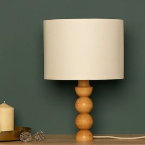 Βάση για Επιτραπέζιο Φωτιστικό Avacas Large E27 από Μασίφ Ξύλο