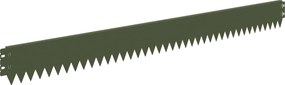 vidaXL Περίγραμμα γκαζόν 50 τμχ. 103 x 10 εκ Steel Λαδί