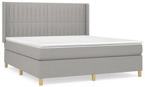 ΚΡΕΒΑΤΙ BOXSPRING ΜΕ ΣΤΡΩΜΑ ΑΝ. ΠΡΑΣΙΝΟ 160X200ΕΚ ΥΦΑΣΜΑΤΙΝΟ 3132161