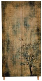 Ντουλάπα Δίφυλλη Stil 863SPH4207 90x52x192cm Multi Δίφυλλη