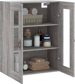vidaXL Ντουλάπι Τοίχου Γκρι Sonoma 69,5 x 34 x 90 εκ.