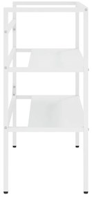 vidaXL Έπιπλο Μπάνιου Λευκό 79 x 38 x 83 εκ. Σιδερένιο
