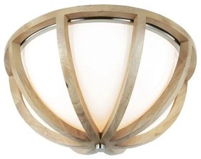 Πλαφονιέρα Φωτιστικό Οροφής 2xE27 60W IP20 Allier Elstead-FE-ALLIER-F-LW-Καφέ FE-ALLIER-F-LW