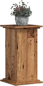 vidaXL Βάσεις Φυτών Όψη Παλαιού Ξύλου 33x33x60 εκ. Επεξ. Ξύλο