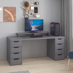 Γραφείο Ανθρακί BABAL 180x60x75