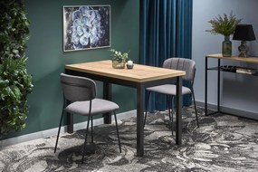 COBALT table, color: wotan oak/black DIOMMI V-PL-COBALT-ST