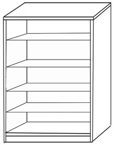 Παπουτσοθήκη KOKUTAN Φυσικό Χρώμα 80x33x120cm - 14370017