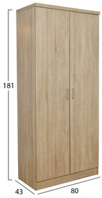 ΝΤΟΥΛΑΠΑ 2ΦΥΛΛΗ JENNA SONAMA HM368.02 80x43x181