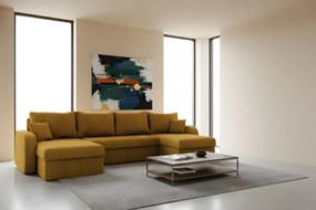 Γωνιακός καναπές Kris U-Portokali