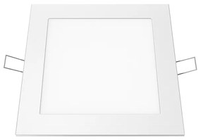 LED SLIM PANEL WHITE  SQUARE REC. 12W 4000K 1100Lm 170mm 230V Ra80 ACA PLATO1240SW