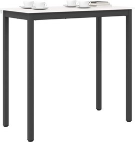 vidaXL Τραπέζι μπαρ Λευκό 110 x 55 x 105 εκ. Στερεά ξυλεία πεύκου