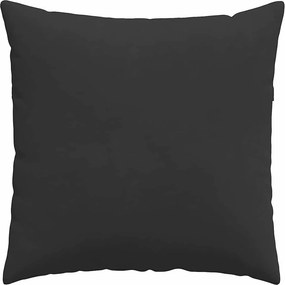 vidaXL Μαξιλάρι Καναπέ 2 pcs Μαύρο 80 x 80 cm ύφασμα