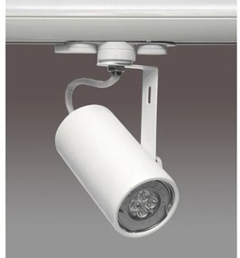 Σποτ - φωτιστικό ράγας LIKA LED GU10 αλουμινίου KT Lighting-7030-01-Λευκό 7030-01
