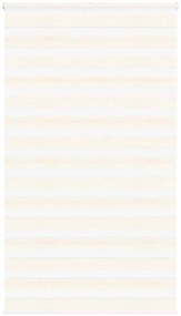 vidaXL Ζέβρα τυφλή μπεζ μάρμαρο Πλάτος υφάσματος 130,9 εκ. Πολυεστέρας