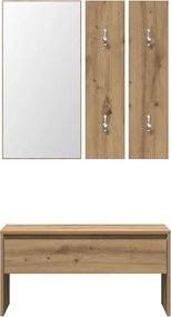 vidaXL σετ επίπλων διαδρόμου Artisan Oak Engineered Wood