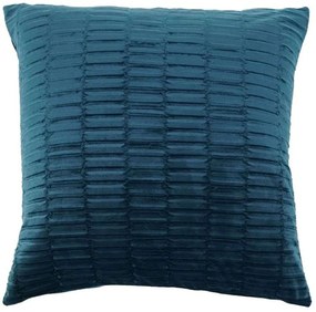 Μαξιλάρι Διακοσμητικό (Με Γέμιση) Repousse 018923 Blue 45X45 Velvet,Polyester
