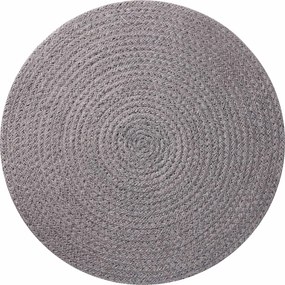vidaXL Γιούτα Σουβέρ 12 pcs Γκρι Ø 30 cm 100% Γιούτα Τοσσά
