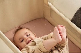 SNUZ Σετ σεντόνια 2τμχ για λίκνο 44x80cm Blush/Dot