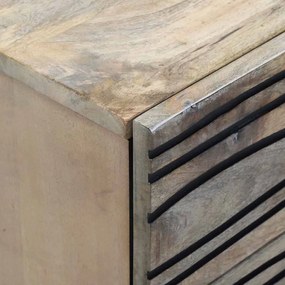 vidaXL Κομοδίνο Λευκό 50 x 33 x 62 εκ. Επεξεργασμένο Ξύλο