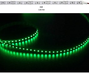 Adeleq Ταινία Led 5 Μέτρα 24Vdc 7.2W Και 90Led Ανά Μέτρο Ip20 Πράσινο 30-342411005