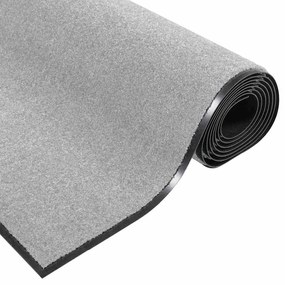 vidaXL Χαλάκι Εξώπορτας Γκρι και Μαύρο 120 x 180 cm