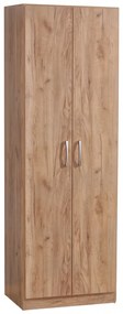 ΝΤΟΥΛΑΠΑ JONAR PAKOWORLD ΔΙΦΥΛΛΗ OAK ΜΕΛΑΜΙΝΗΣ 60X42X180ΕΚ