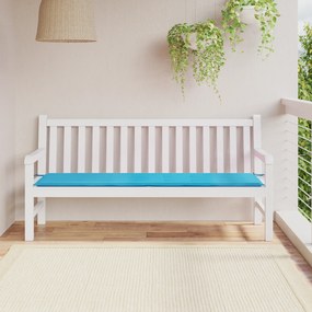 vidaXL Μαξιλάρι Κήπου  - Τιρκουάζ, 180x50x4 εκ, Ύφασμα Οξφόρδη