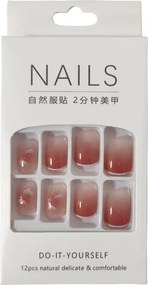 Αυτοκόλλητα νύχια σε διάφορα σχέδια - Press-on fake nails