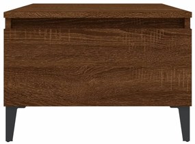 vidaXL Τραπεζάκια Σαλονιού 2 τεμ Καφέ Δρυς 50x46x35 εκ. Επεξ. Ξύλο