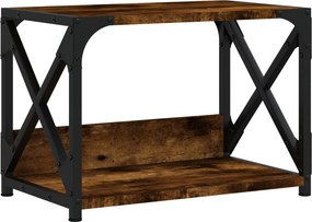 vidaXL Βάση Εκτυπωτή 2 Επιπέδων Καπνιστή Δρυς 44x26x31,5 εκ Επεξ. Ξύλο