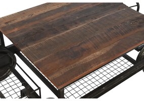 Τραπεζάκι Καφέ DKD Home Decor Μέταλλο 147 x 48 x 76 cm