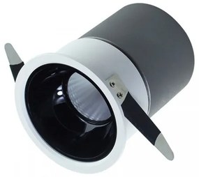 Downlight Οροφής Χωνευτό LED 15W IP20 3000K Λευκό S071 Zambelis-S071-Λευκό S071
