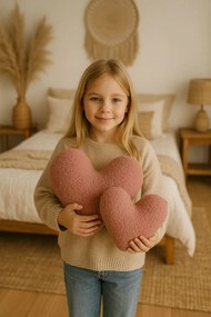 Διακοσμητικό Μαξιλάρι Ροζ TEDDY KALP SMALL 38x33x9