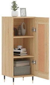 vidaXL Ντουλάπι Sonoma Δρυς 34,5x34x90 εκ. από Επεξεργασμένο Ξύλο