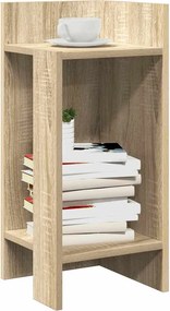 vidaXL Τραπεζάκι με ράφι Sonoma Δρυς 25,5x27x60 εκ.