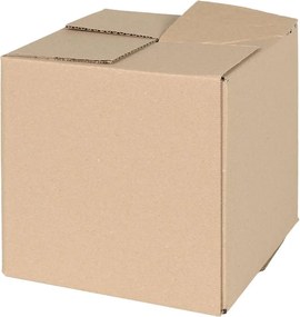 vidaXL Πτυσσόμενο Κουτί 50 pcs Φυσικό 20 x 20 x 20 εκ. Χαρτόνι