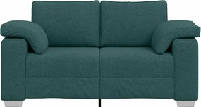vidaXL Διθέσιος καναπές Σκούρο Πράσινο 160 cm ύφασμα