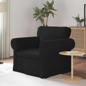 vidaXL Καναπές Μαύρο 95 x 82 x 80 εκ ύφασμα